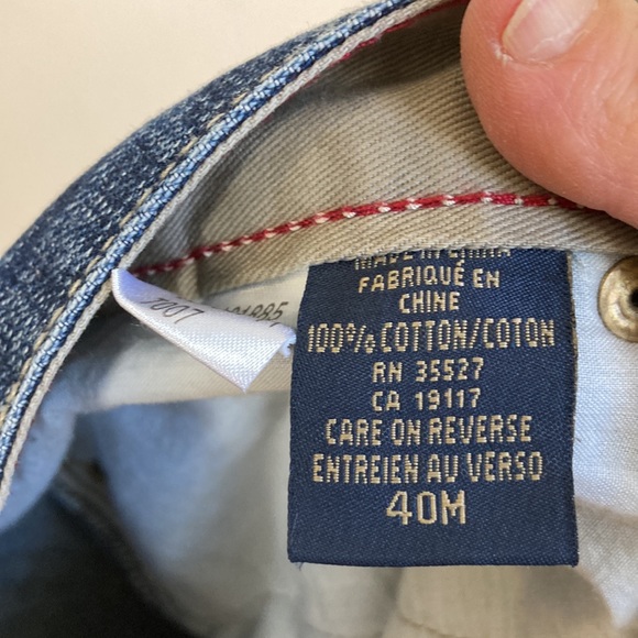 Marithe Francois Girbaud Jeans Mens 40 x 28 Blue Wide Leg Baggy 90s Hip Hop - Picture 11 of 13